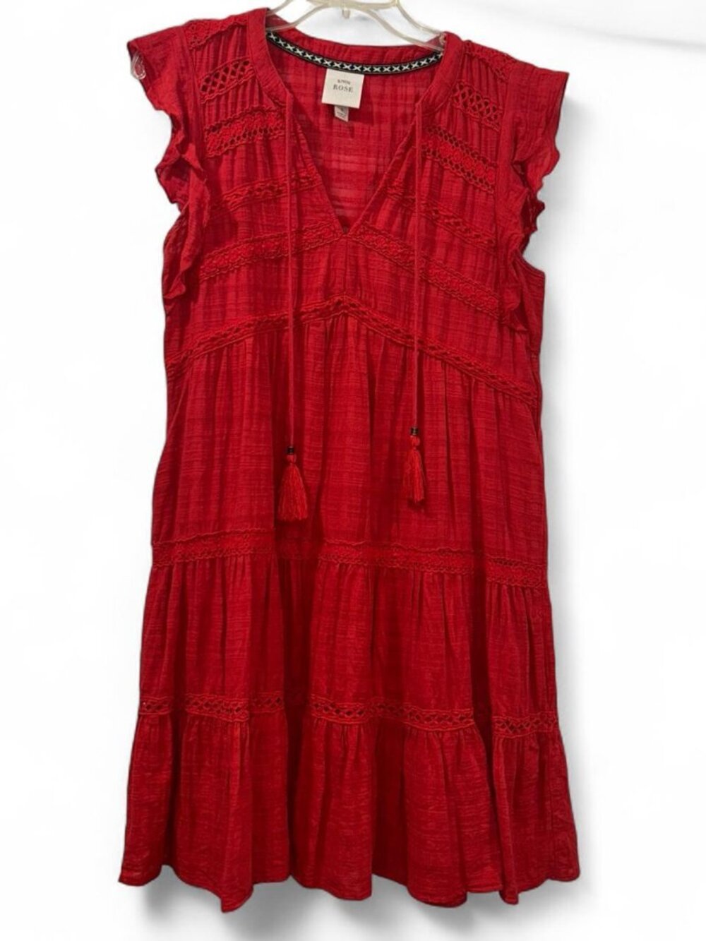 Knox Rose Women's Red Dress Small